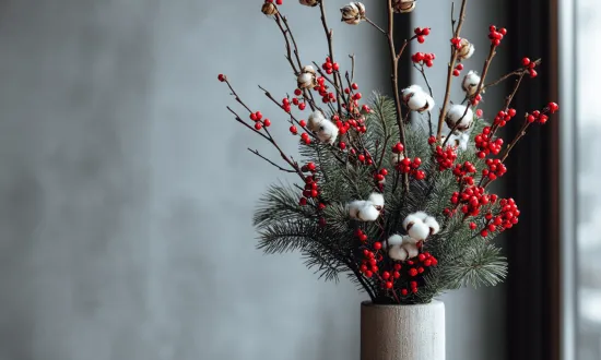 Актуальные цветовые решения для зимних букетов