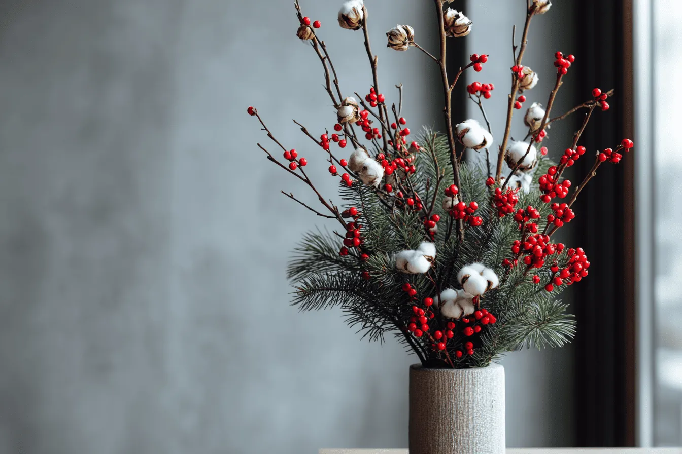 Актуальные цветовые решения для зимних букетов