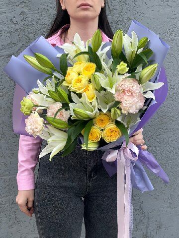 Сборный букет &laquo;Грёзы&raquo; от интернет-магазина цветов в 