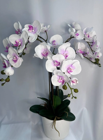 Искусственная композиция из орхидеи &laquo;Цветение&raquo; от интернет-магазина цветов в 