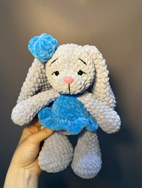 Мягкая игрушка серая «Зайка» от интернет-магазина «» в 