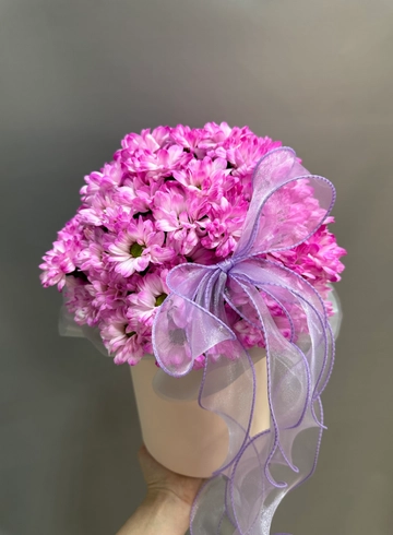 Композиция из хризантем &laquo;Танец лепестков&raquo; от интернет-магазина цветов в 