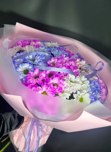 Букет из 15 веток хризантем &laquo;Элиза&raquo; от интернет-магазина цветов в 