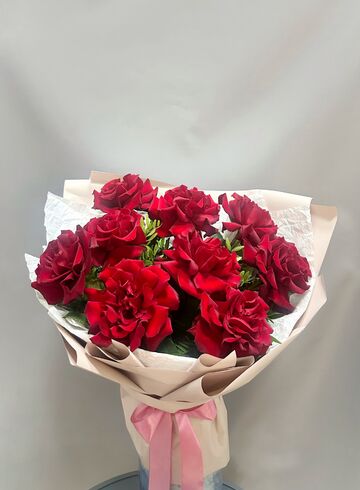 Букет из 9 французских роз &laquo;Взрыв любви&raquo; от интернет-магазина цветов в 