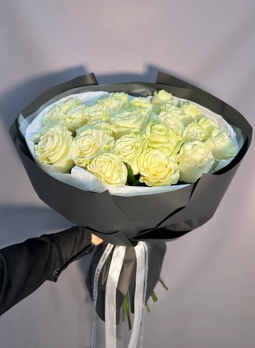 Букет из 25 роз «Ты-Мой ангел» от интернет-магазина цветов в 