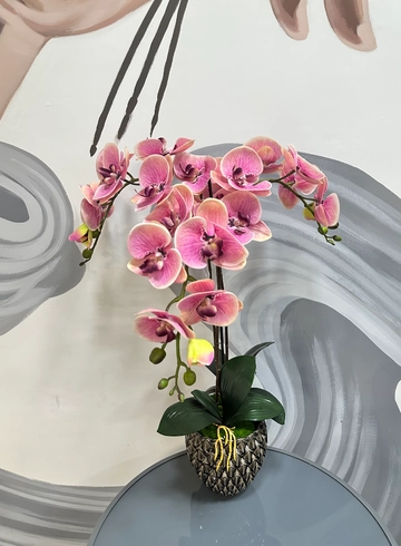 Искусственная орхидея «Цветущее счастье» от интернет-магазина цветов в 