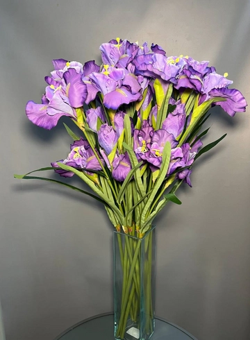 Искусственный ирис 1 ветка  от интернет-магазина цветов в 
