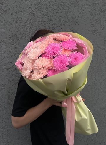 Букет из хризантем «Яркая жизнь» от интернет-магазина цветов в 