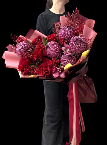 Сборный букет «Микс» от интернет-магазина цветов в 