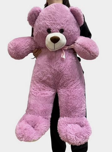 Розовый мишка 90 см  от интернет-магазина цветов в 