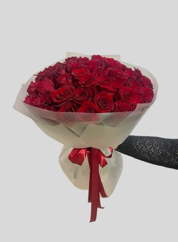 Букет из 45 красных роз &laquo;Для тебя!&raquo; от интернет-магазина цветов в 