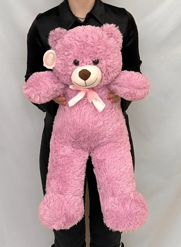 Розовый мишка 40 см от интернет-магазина цветов в 